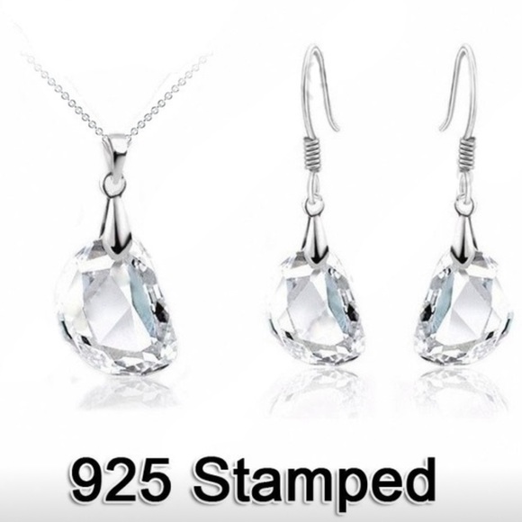Jewelry - LAST ONE ‼️ 925 Sterling Silver Necklace Set